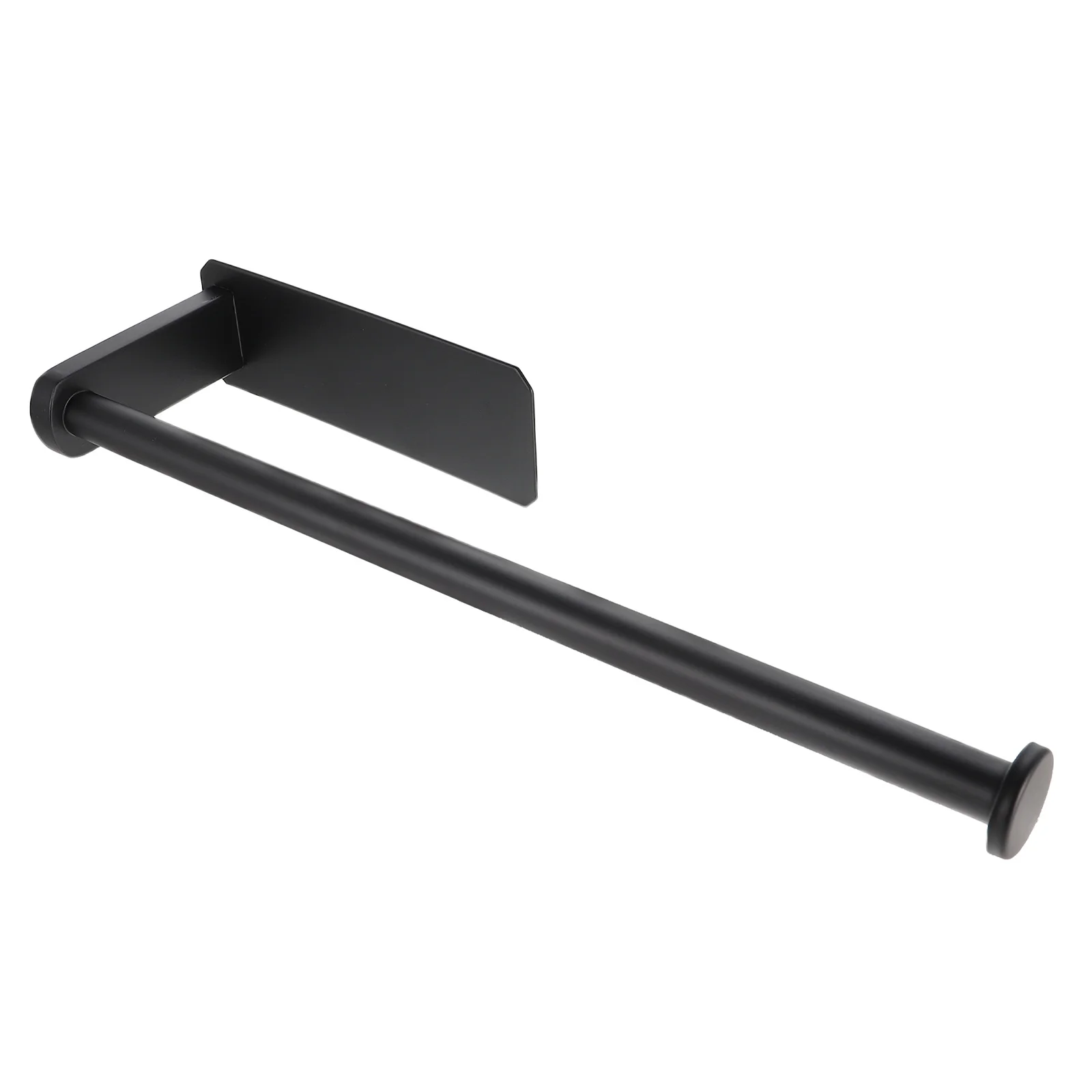 

Nail free Wall mounted Paper Towel Holder 304 Stainless Steel Black AK55 Extended Roll ganizer Bathroom Kitchen Shelf