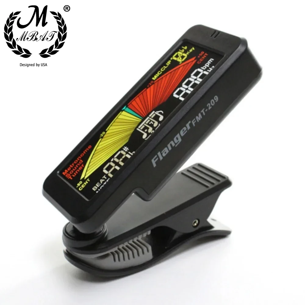 المسرع قابلة للشحن الرقمية المسرع موالف FMT-209 360 كليب على لهجة مولد أجزاء الغيتار باس طبل الكمان موالف