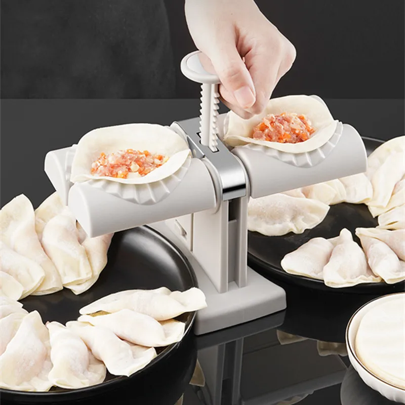 Automatic Dumplings Maker Tool Household Manual Dumplings Pressing Making Machine Easy Operation