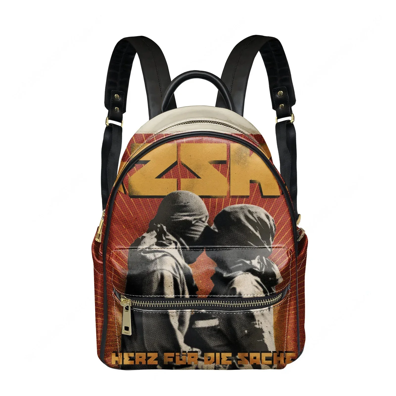 ZSK German Berlin Skateboard Punk Band Rucksack Damen Herren Doppelschultertasche Business Reise Büchertasche Rucksack Geschenk Tagesrucksack