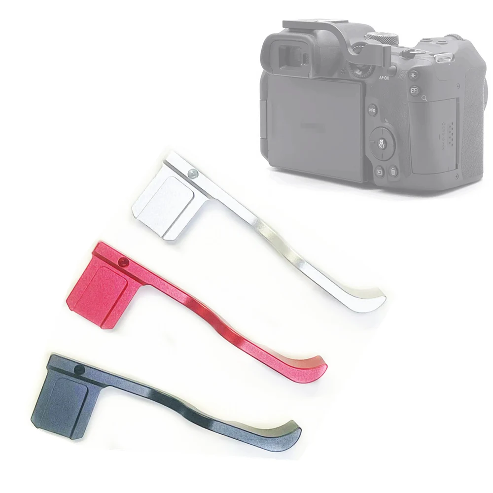 

Металлический чехол для большого пальца с горячим башмаком для Canon EOS R6 Mark II R6II R7, беззеркальная камера с большим пальцем