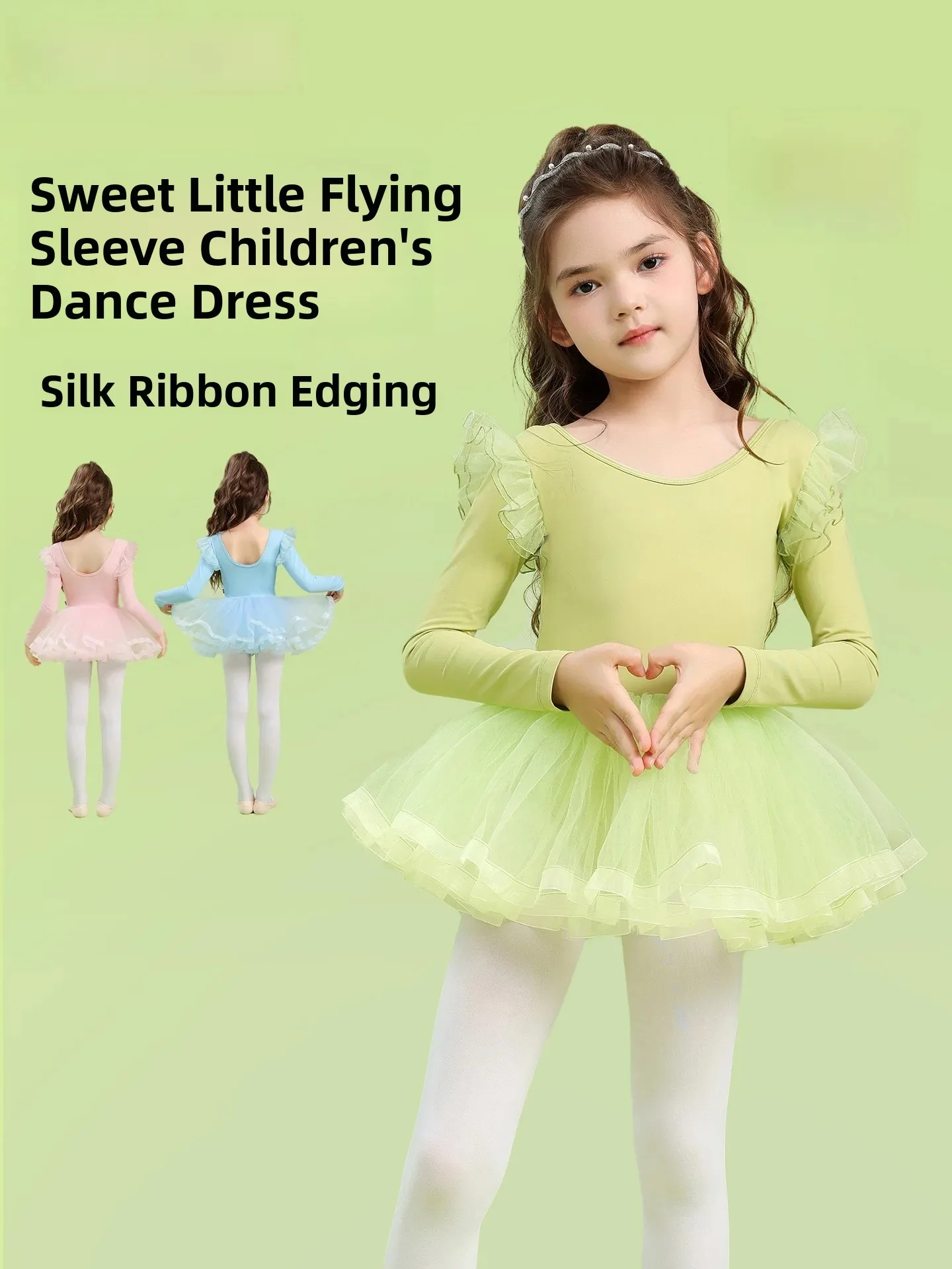 falda-de-ballet-verde-traje-de-practica-para-ninas-leotardo-de-manga-larga-vestido-de-baile-disfraz-para-actuaciones-est