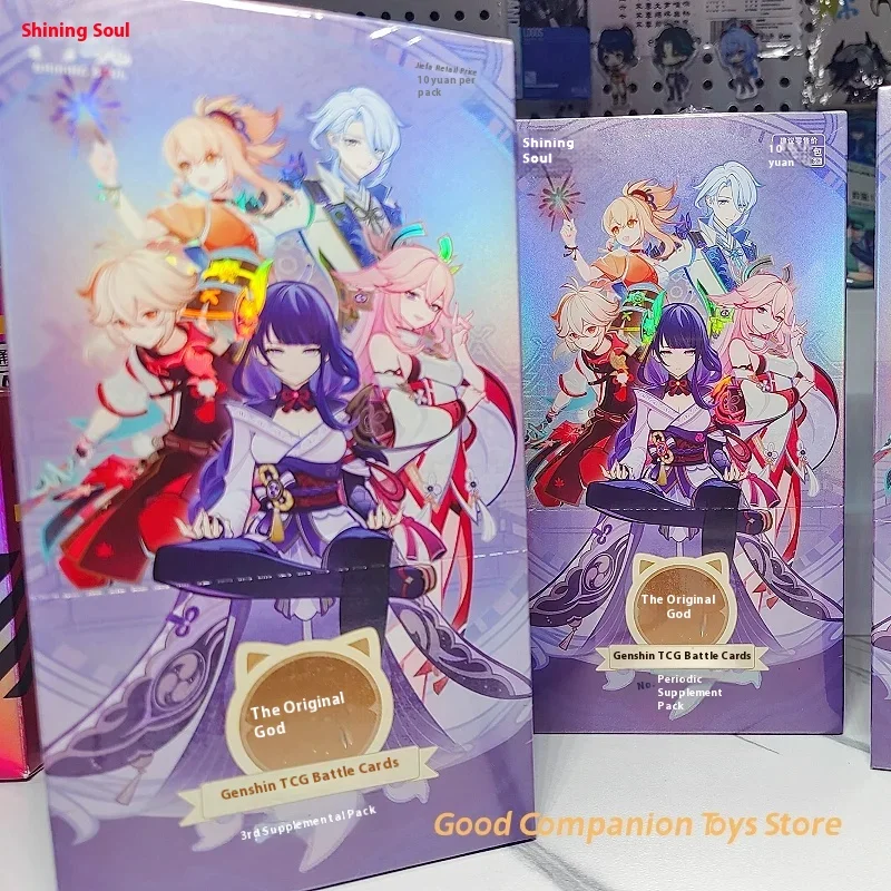 

In Stock Genshin Impact Card Vol.3 Genius Invokation Tcg Battle Card Anime Character Competitive Booster Game Collection Cards