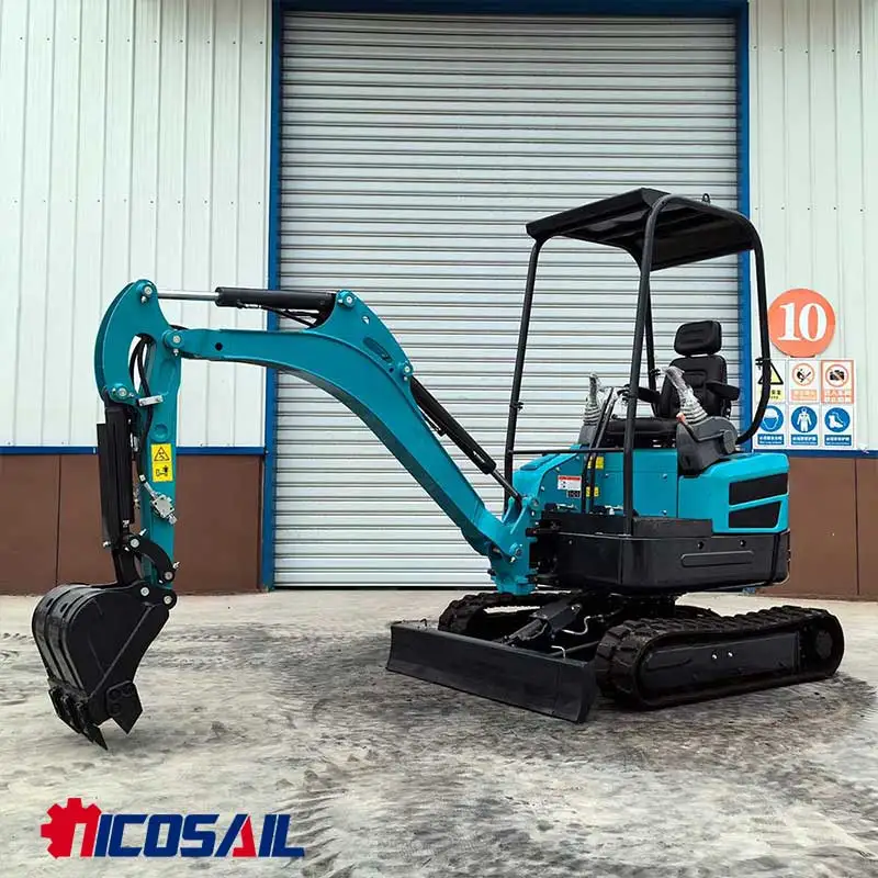 حفارة صغيرة صغيرة مع مرفق اوجير - مثالية لحفر السياج في الحدائق #4