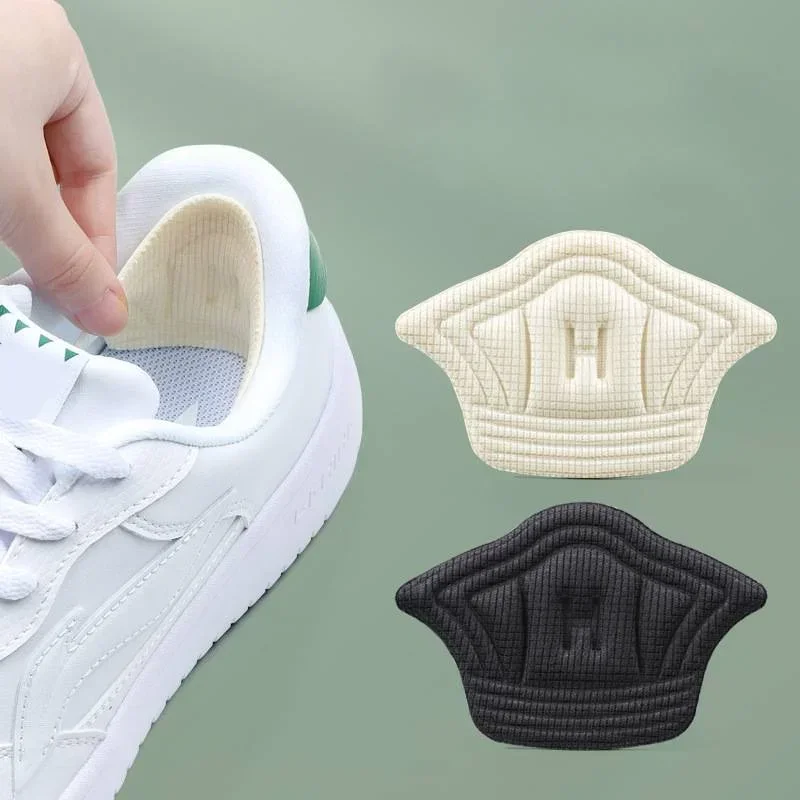 1 pair Insoles Patch Heel Pads  Sport Shoes Adjustable Size Antiwear Feet Pad Cushion Insert Insole Heel Protector