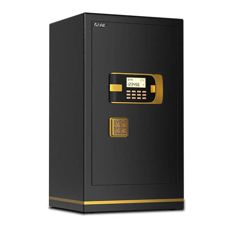 

Сейф для дома, отпечаток пальца, пароль, сейф для офиса, большой цельнометаллический противоугонный сейф