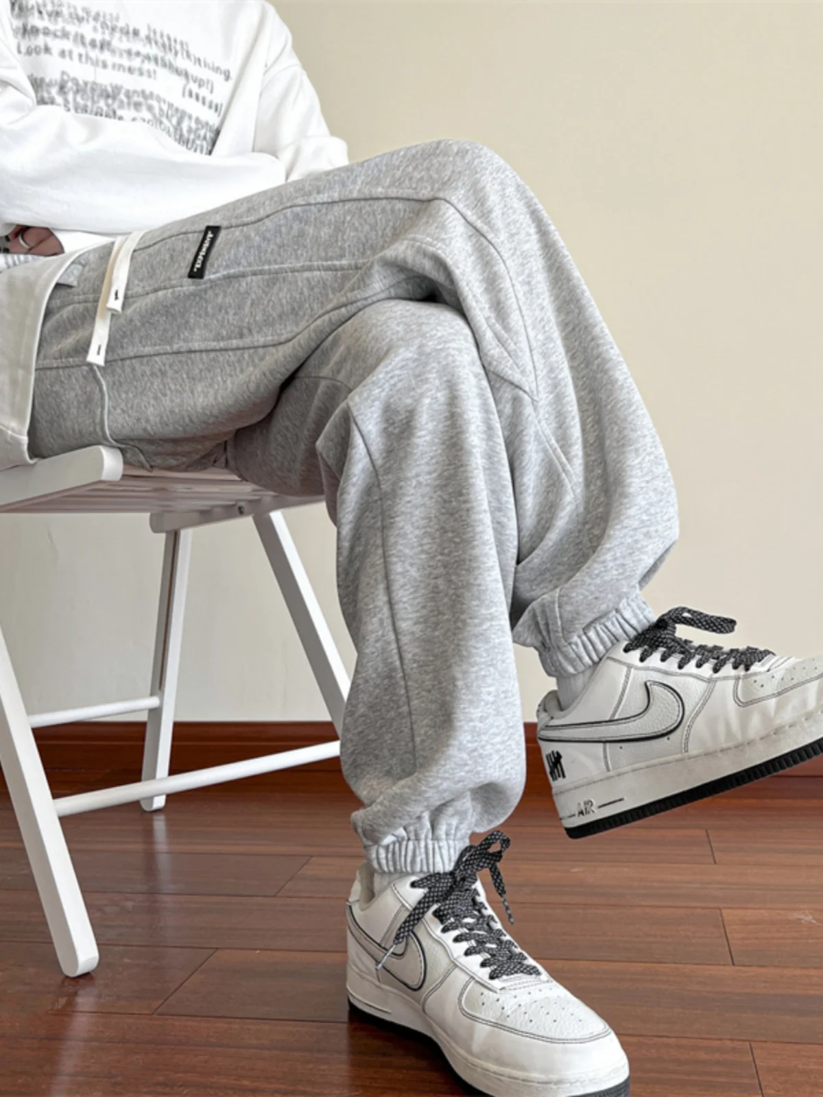 

Мужские повседневные брюки, новинка весна-осень, американские спортивные штаны оверсайз, свободные прямые брюки, модные молодежные брюки