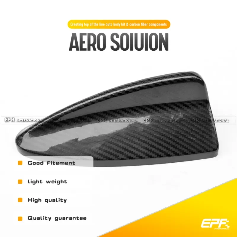 

Car Accessories Carbon Fiber Antenna Aerial Glossy Fibre Body Kit Shark Fin Trim For BMW E82 E87 E90 E91 2Dr E92 2Dr E93 E92-M3