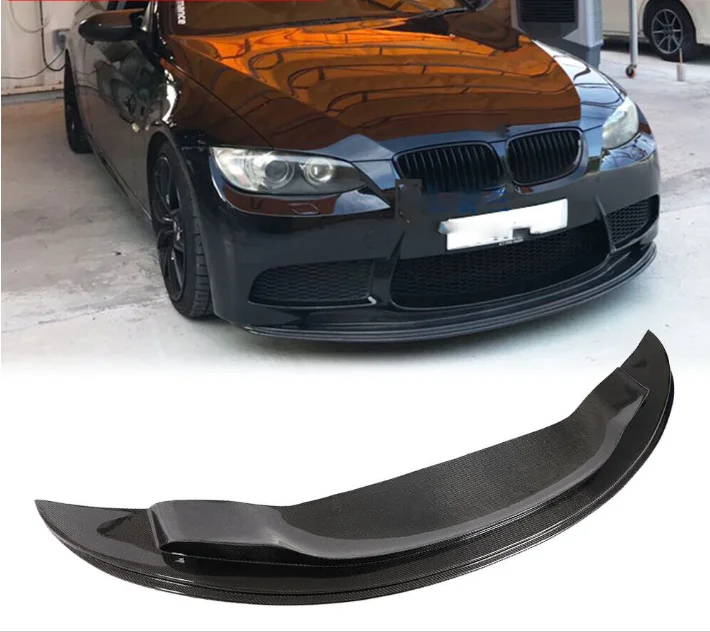 For 3 Series E90 E92 E93 M3 Carbon Fiber Front Bumper Lip Splitter Spoiler Aero Body Kit 2006-2013custom