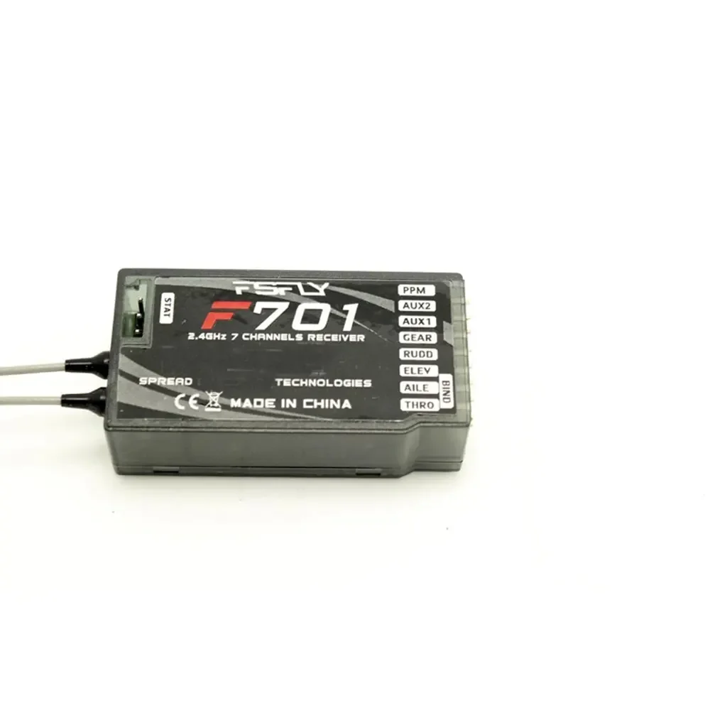 F701 2.4G 7-kanałowy odbiornik RC (Zamiennik AR7000) Obsługa kanału PPM 3,5–9,6 V dla DX6I DX7 DX9 DSMX DSM2 System zdalnego sterowania quadcop