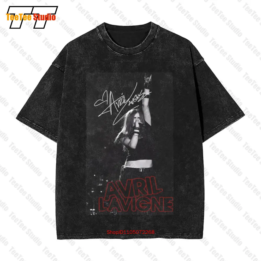 Avril Lavigne sur scène T-Shirt surdimensionné Vintage toutes tailles S à 5Xl Ga289 M9QG