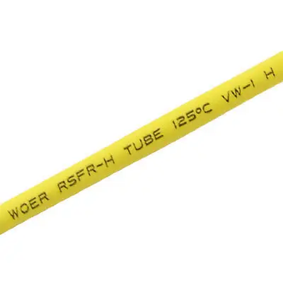 200M Length 1.5mm Dia Heat Shrink Shrinkable Tube Yellow