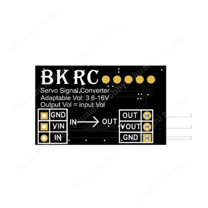 1 Stuks Servo Snelheid Aanpassing Vertraging Converter 3.6-16V 2/3 Versnelling Schakelaar Controle Signaal Conversiekaart Voor Rc Drone Multicopter