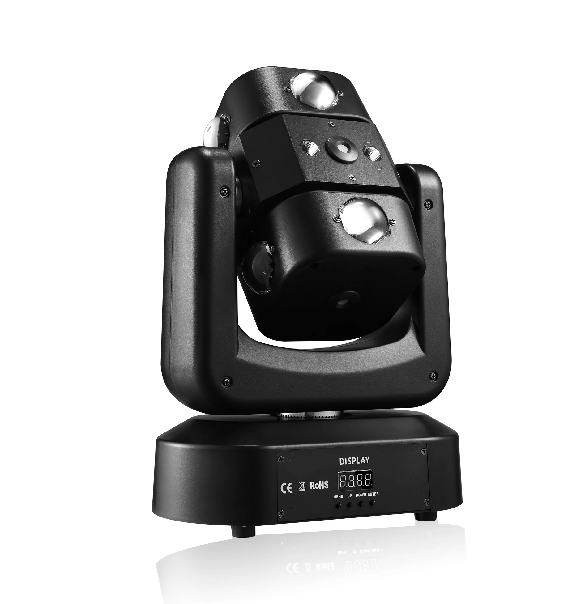 150W Led Arm Wind Fire Wheel Lights Rotating Beam Strobe Laser Effect Disco Bar Moving Head Dj Stage Green Laser Light