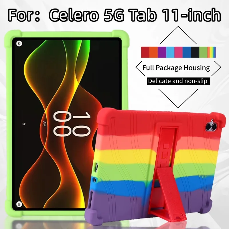 

Case For Boost Mobile Celero 5G Tab 11 inch 2025 Kids Shockproof Tablet Cover for Celero5G 11" Silicon Stand Protective Shell