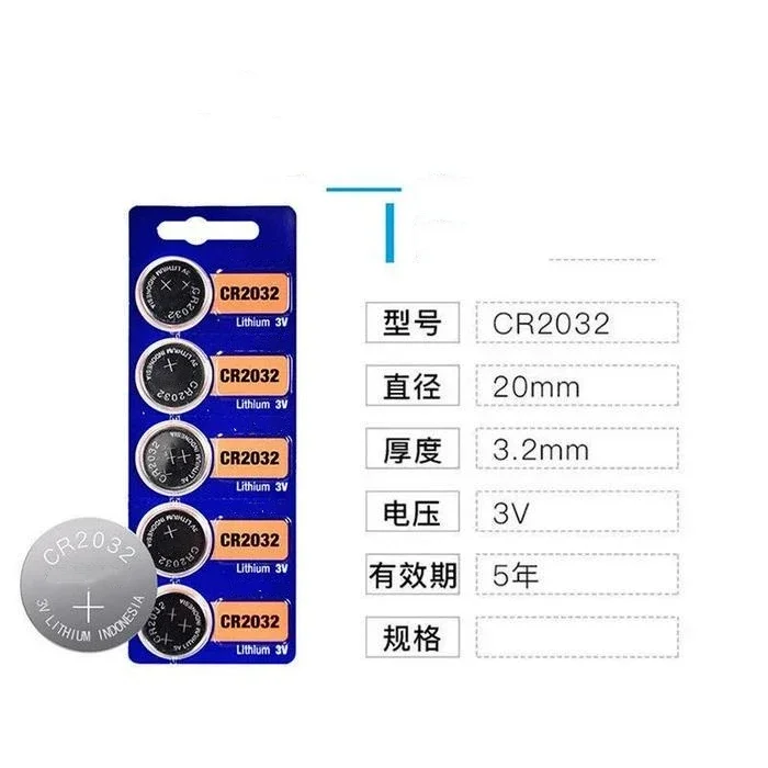 5-50pcs Button Battery CR2032 CR2025 CR2016 for Car Key Remote, Electronic Scales, and Computer Motherboard 3V