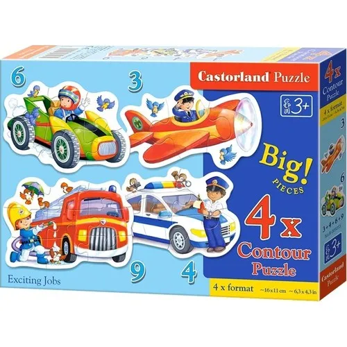 Castorland 3 + 4 + 6 + 9 Parts Crafts Kids Child Puzzle