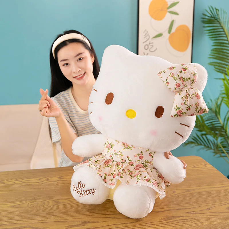 かわいいぬいぐるみ猫の大きな漫画風枕おもちゃ、子供の誕生日、クリスマスプレゼントに最適、女の子の睡眠用コンフォーター、卸売