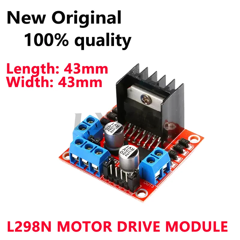 1/PCS New Original L298N Motor drive board module L298N stepper motor intelligent car robot In Stock