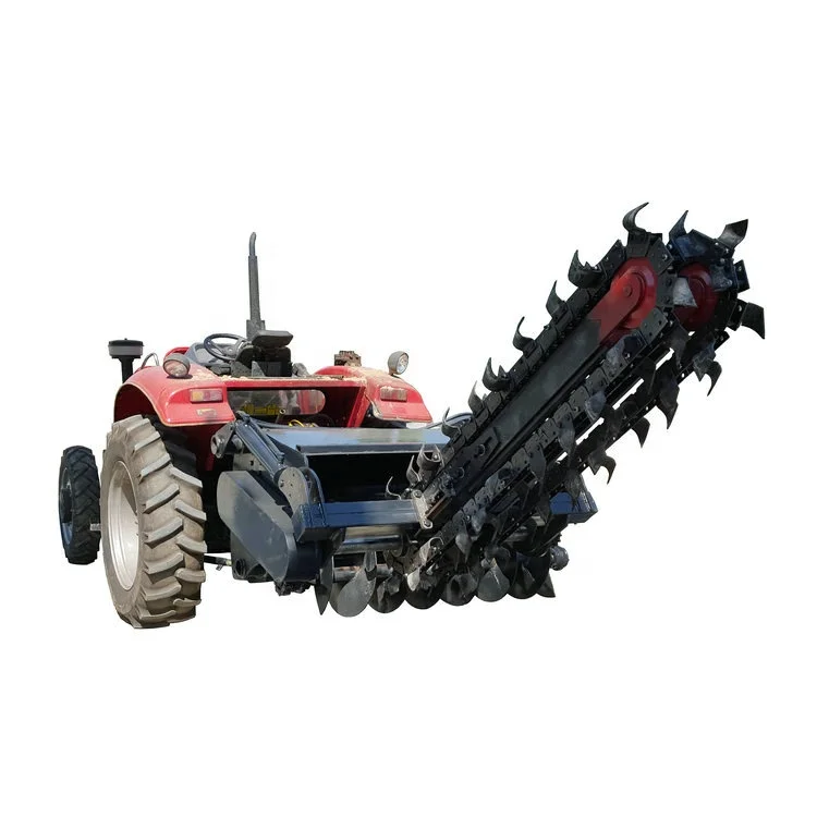 High Efficiency Disc Trencher Wheel Disc Trencher Ditcher Machine Water Pipe Trenching Irrigation Ground long-handled trencher