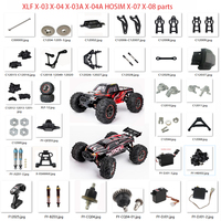 XLF X-03 X-04 X-03A X-04A HOSIM X-07 X-08 1/10 RC Car Spare Parts Suspension arm Differential Drive Shaft Tires Servo