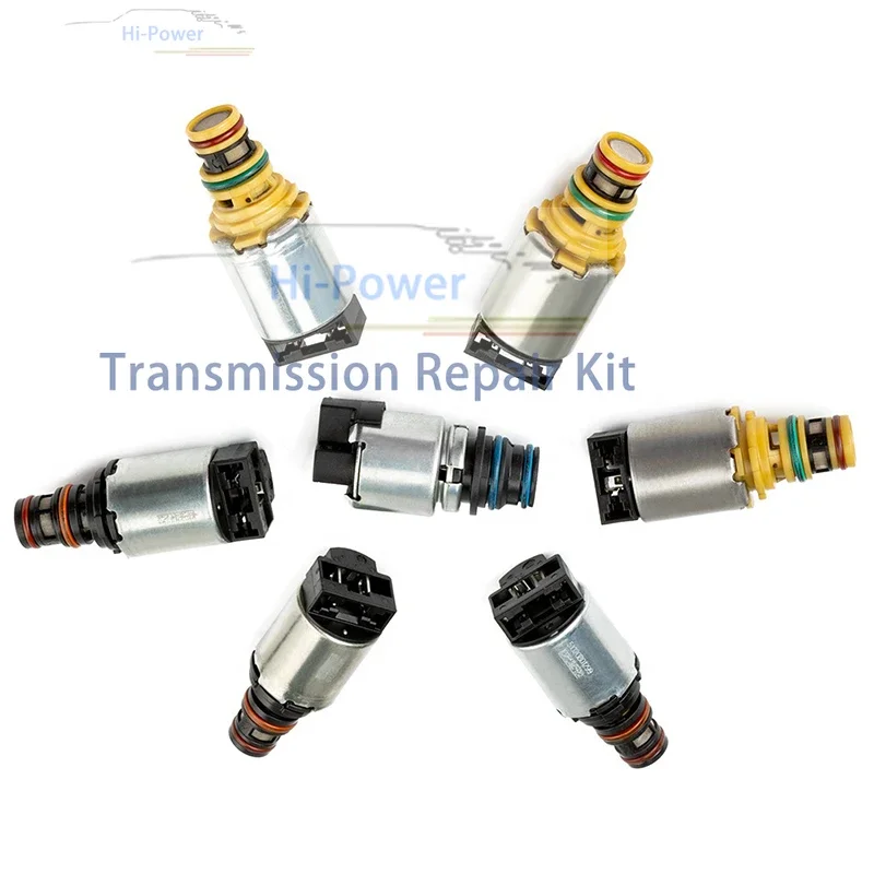 

6T45E 6T40E 6T30E New Auto Transmission Solenoid Valve Kit For CRUZE Chevrolet Car Accessories Gearbox Parts 7PCS