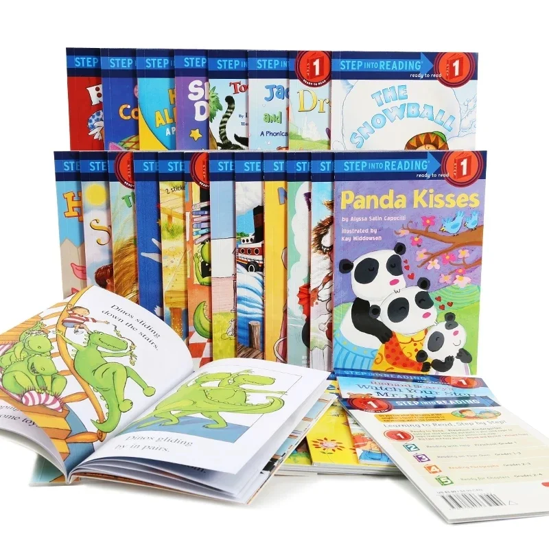 30 Books/Set Step Into Reading level 1 Ready to Read Picture English story Books Kids Child Gift Learning Textbook 4-8 Years