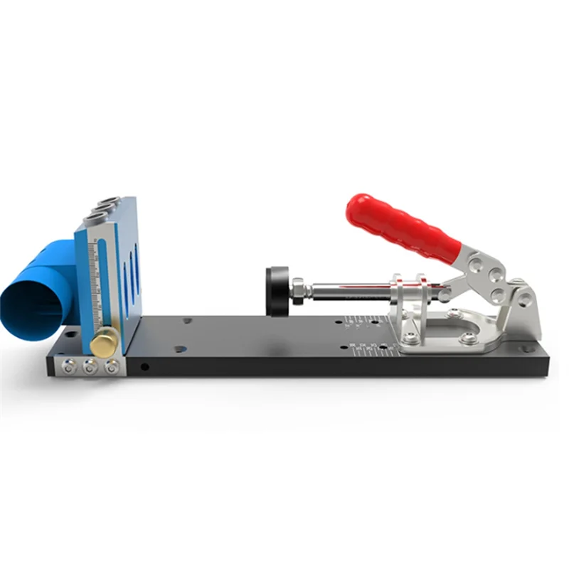 

Pocket Hole Jig Kit Woodworking Oblique Hole Locator Drill Bits 15 Degree Angle Drill Guide Set Hole Puncher DIY Tools