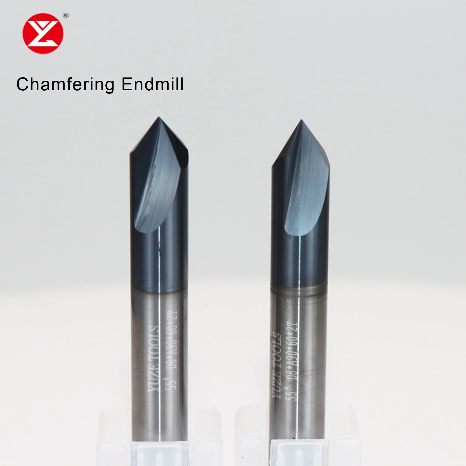 2Flutes Solid Tungsten Carbide 1.0~12mm 60 90 120 Degree Spot Drill Bit for Machining Hole Drill Chamfering CNC Tools