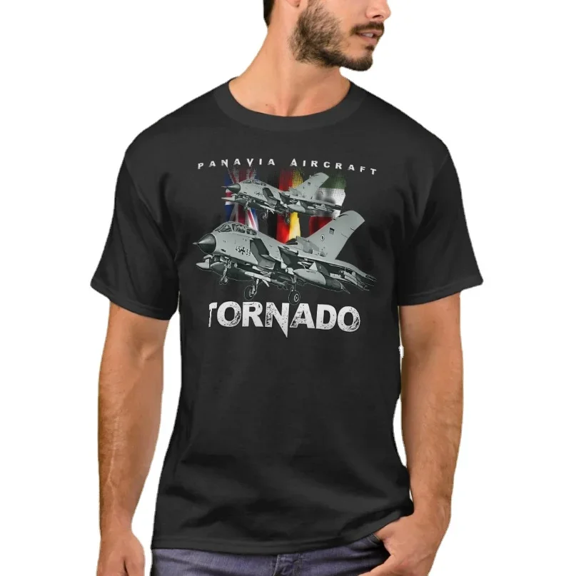 Panavia Tornado German European Fighterjet T-Shirt 100% Cotton O-Neck Summer Short Sleeve Casual Mens T-shirt Size S-3XL