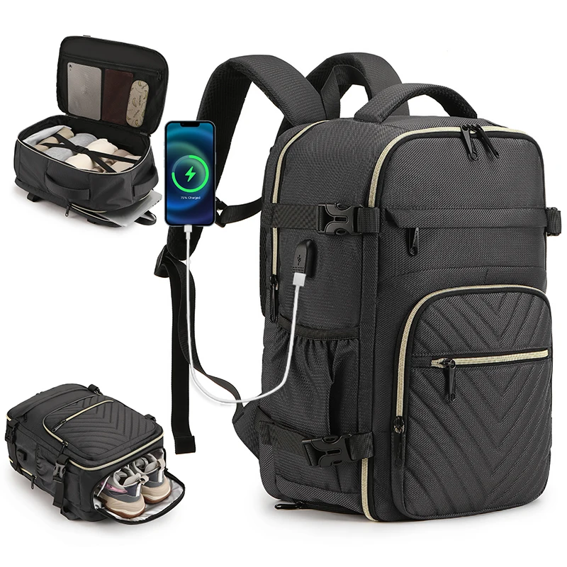 

Nesitu A4 большой емкости, черный, серый, синий, розовый, белый, хаки, 14, 15,6 дюймов, ноутбук, мужской и женский дорожный рюкзак, школьная сумка M1405