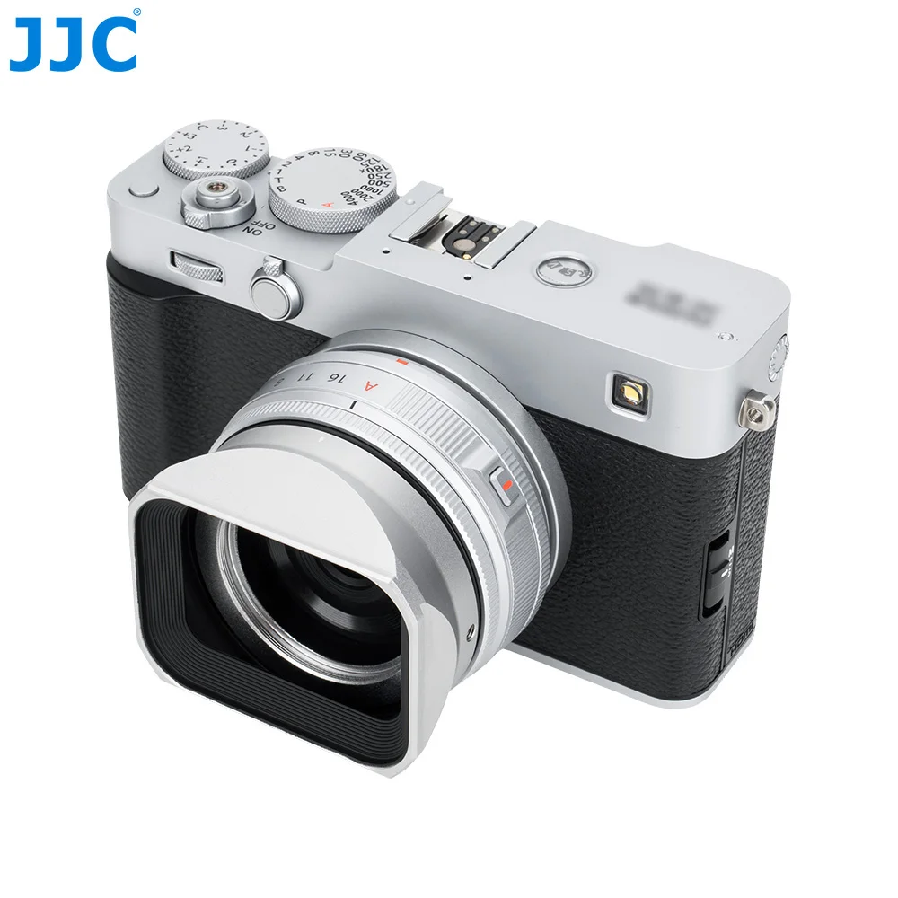 JJC Gegenlichtblende für Fujifilm XF 27mm f/2.8 R WR Objektiv, XF 23mm F2.8 R WR Objektiv mit Objektivkappe ersetzt LH-XF27 Gegenlichtblende – Detail 5