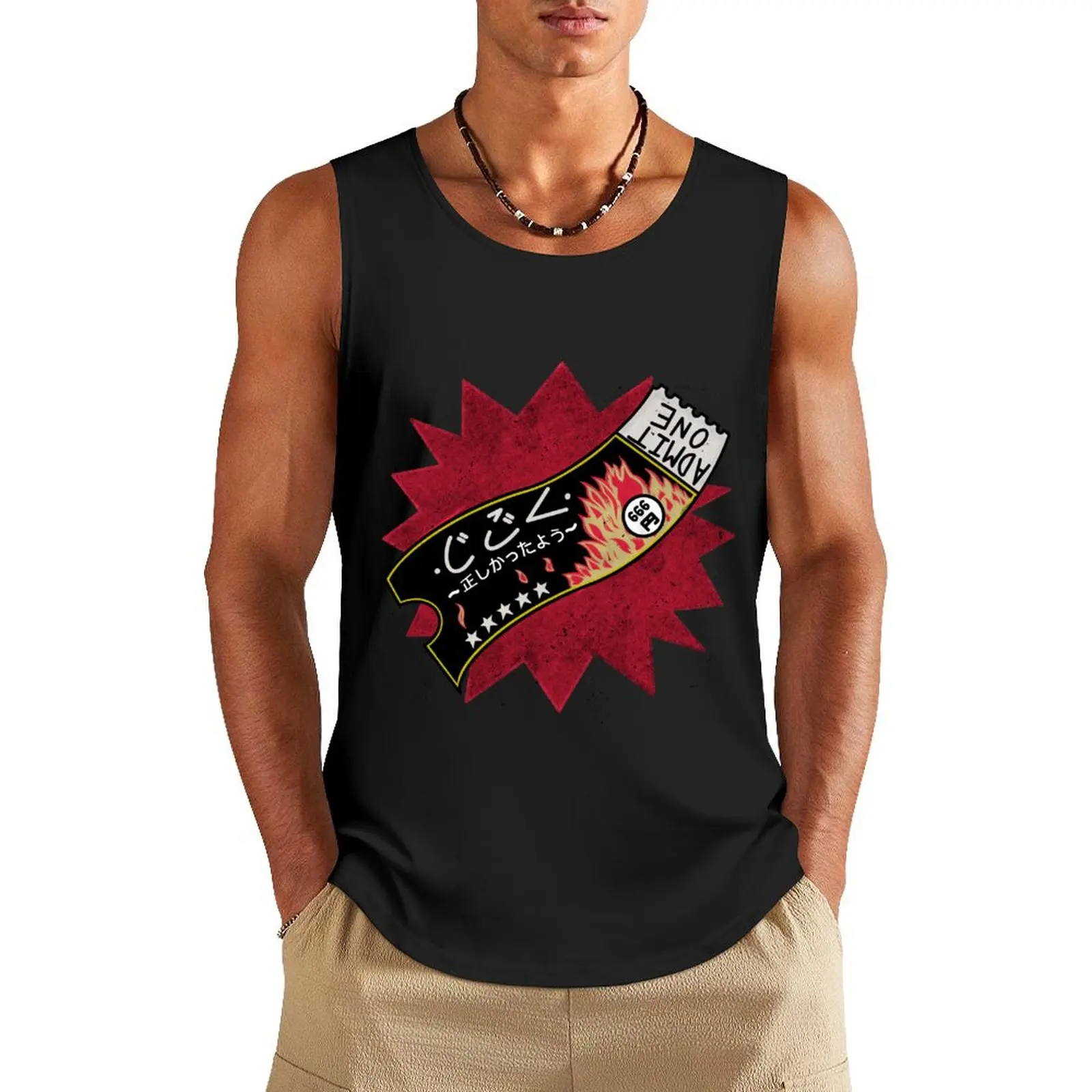 

Ticket to hell Tank Top Muscle fit male top