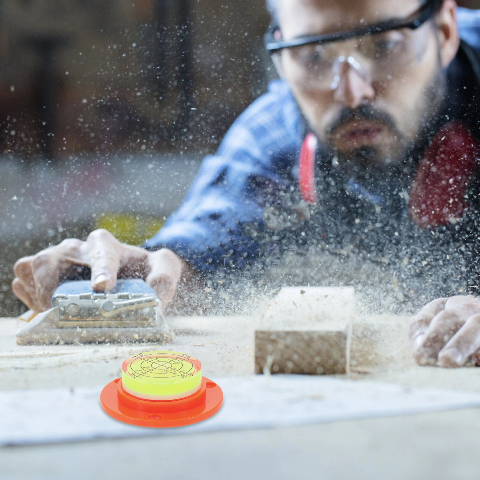 

Level Accessories Horizontal Measuring Instrument Bubble Small Leveler Tool Circular Spirit