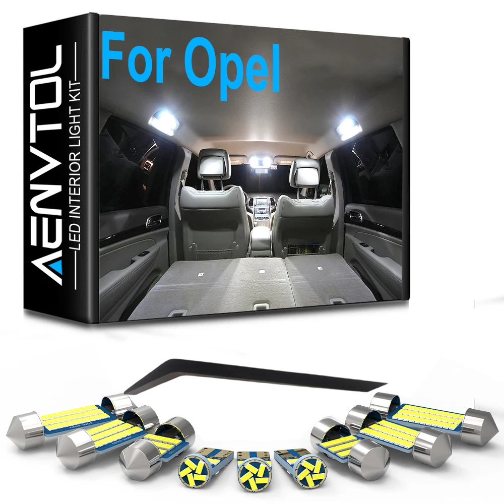 Image of Auto-Innenraum-LED-Leuchten Canbus für Opel Vectra Astra H J K Corsa C D E Agila Meriva Insignia A B Crossland Grandland Mokka X