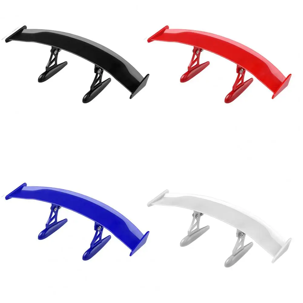 Rear Trunk Spoiler Universal Mini Tiny Trunk Spoiler Self-adhesive Mini Racing Rear Small Wing Spoiler Decor Modification