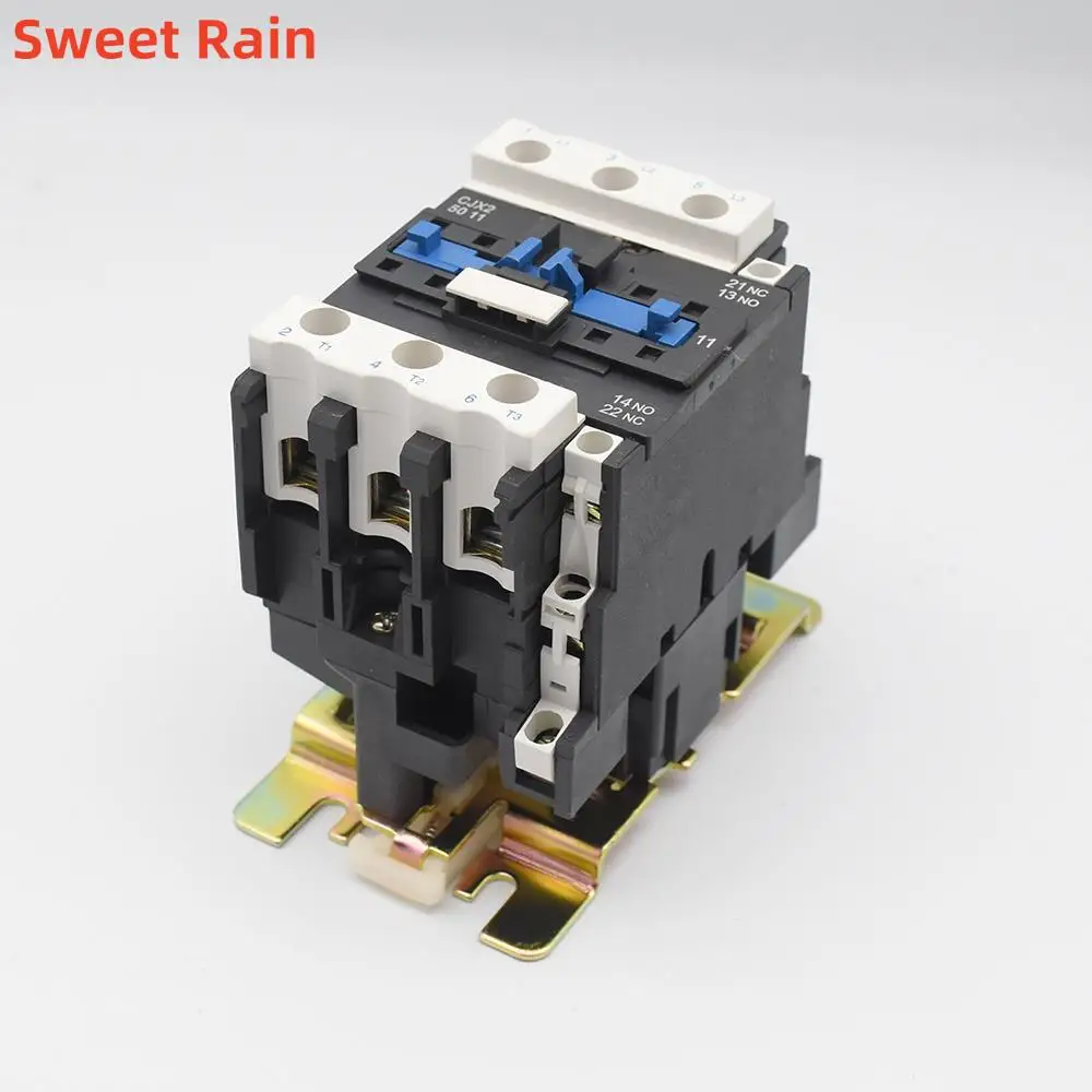 

Контактор переменного тока 40A 50A 3P + 1NO1NC, установка направляющих lc1d CJX2- 4011 CJX2- 5011 1, нормально открытый контакт 1, нормально закрытый контакт