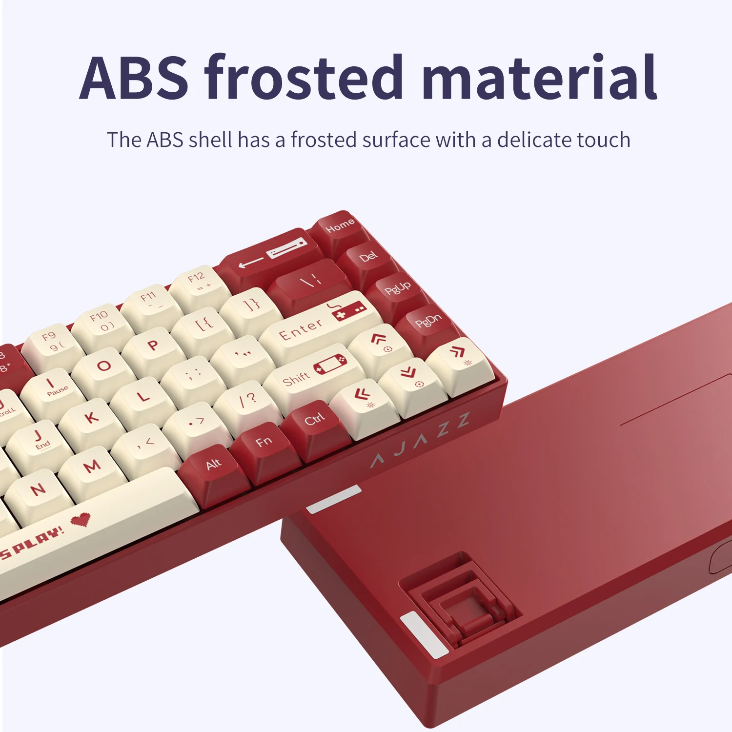 Ajazz ak680 65% teclado mecânico para jogos com fio troca quente mini teclado personalizado junta para pc laptop