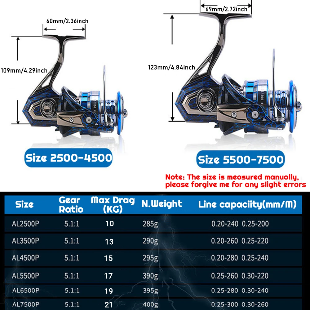 VWVIVIDWORLD, w całości z metalu, kołowrotek do połowów słonowodnych, maksymalny przeciągnij 21 kg, kołowrotek, metalowy korpus, kołowrotek