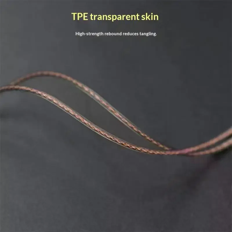 IEM Replacement Cable Oxygen Free Copper Wire 3.5mm Audio Plug Dual Parallel Earphone Cord For In Ear Monitor Headphones QDC