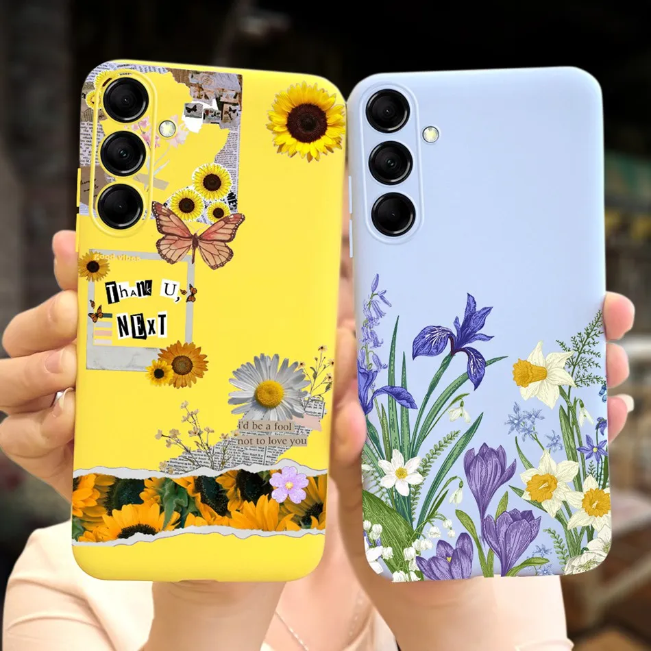 Stylish Silicon Case For Samsung Galaxy M14 2023 Phone Case Candy Color Soft Back Cover For Samsung M14 5G SM-M146B