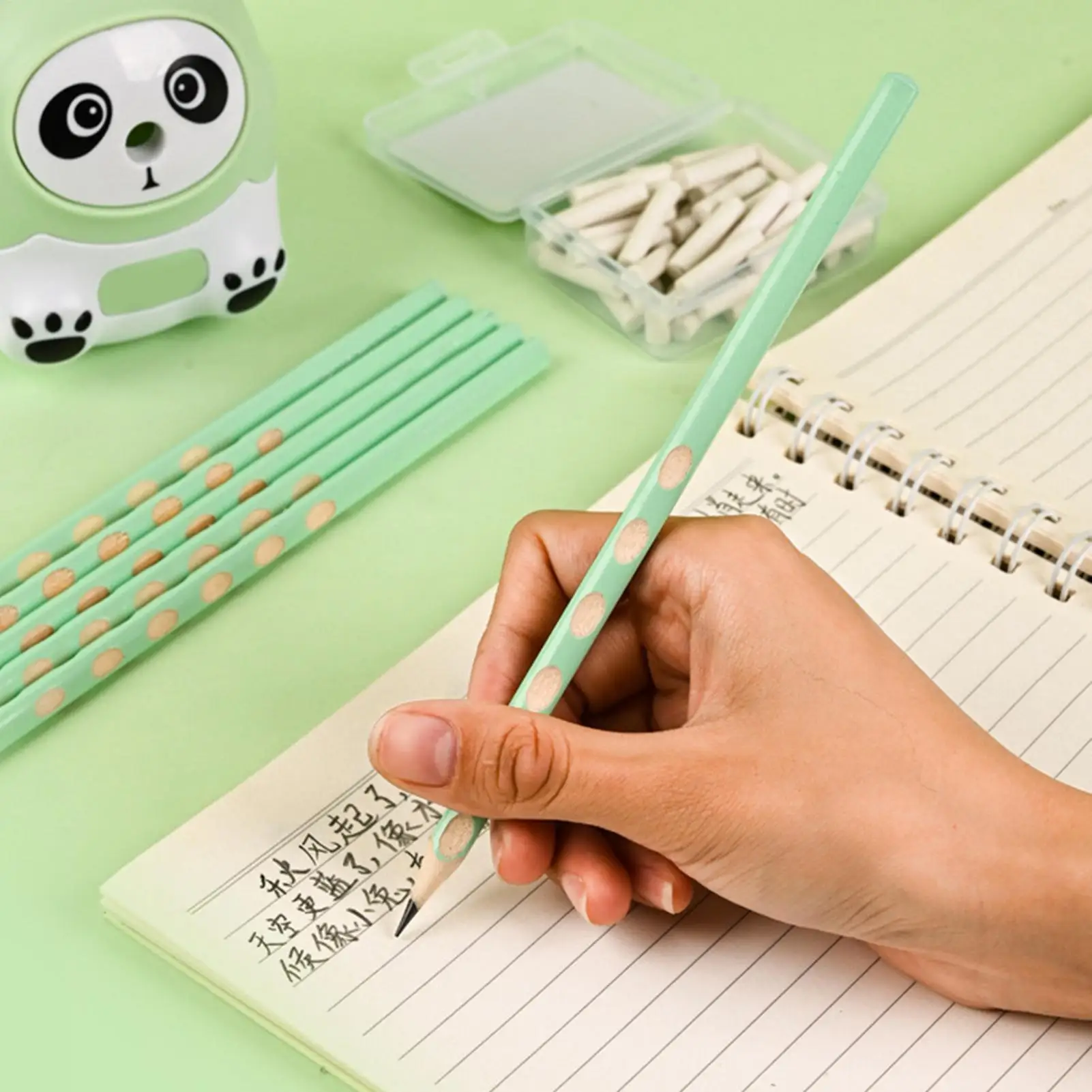 مجموعة أدوات مكتبية للفتيات والأطفال، مجموعة أدوات مكتبية على شكل حيوانات، مبراة أقلام رصاص كهربائية، أقلام رصاص للفصول الدراسية يجب أن تمتلكها للمدرسة