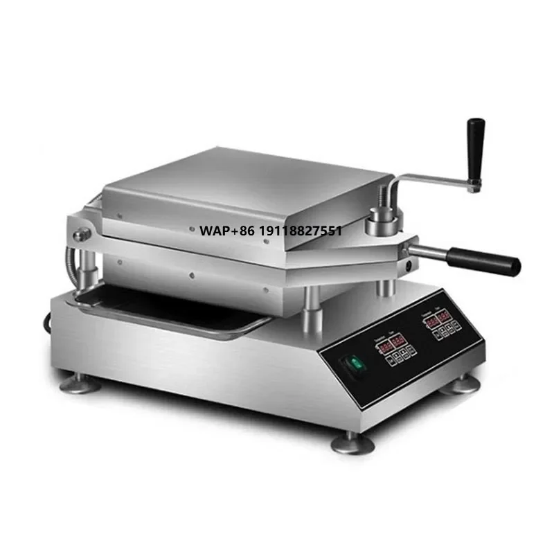 

Hot Sale Home Stainless Steel Small Sandwich Pancake Machine and Electric Panini Press Grill Pan Electric Belgium Waffle Maker