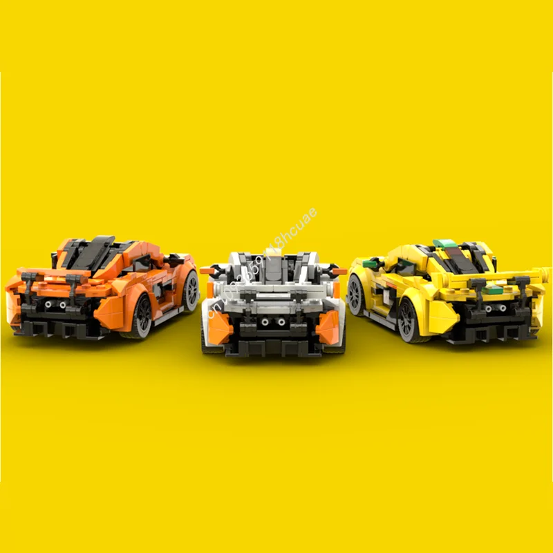 988 pçs moc mclarenedes p1 pacote final nan modelo blocos de construção tijolo artesanato brinquedos crianças ideia modular aniversário presentes natal