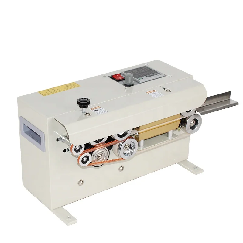 Automatic horizontal plastic film bags heat sealing machine continuous band sealer machine without conveyor smaller type