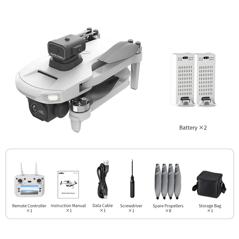 for Large Screen Remote Control Real-time Return 360 ° All-round Obstacle Avoidance GPS Positioning TEIS Intelligent Anti-shake