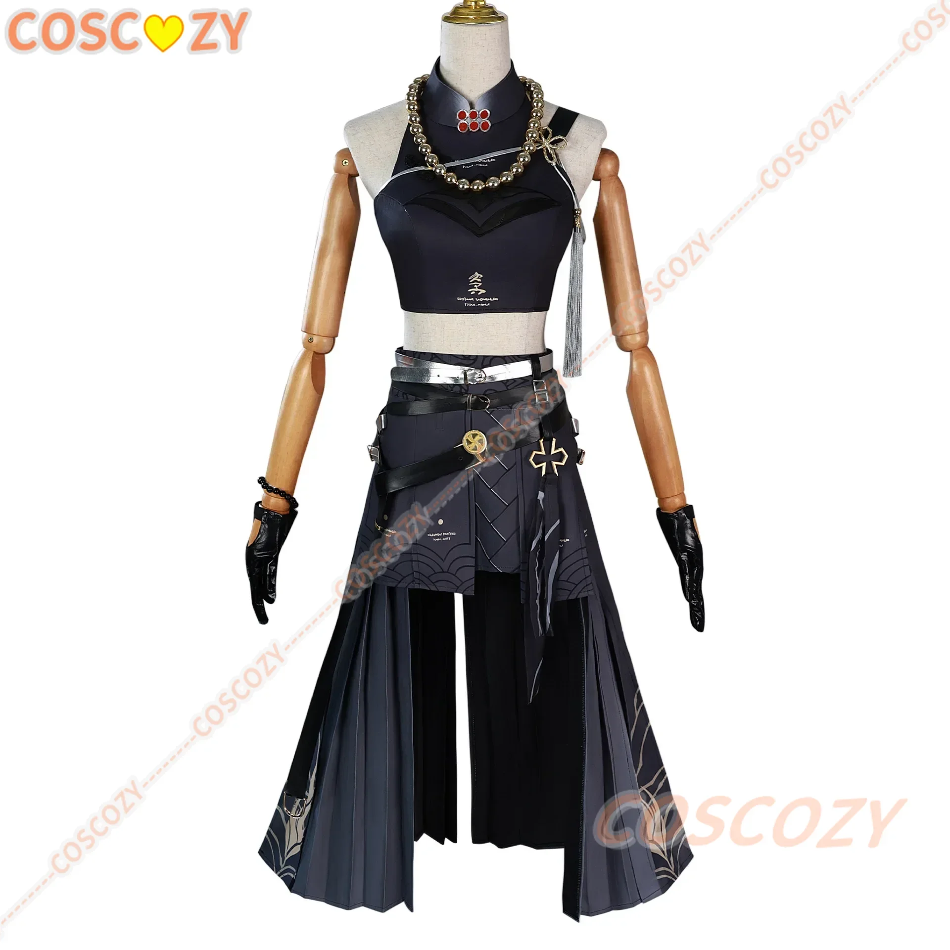 Sanhua Cosplay Game Wuthering Waves WuWa Cosplay Costume Wig  Anime Comic-Con Party Role Play Outfits for Women Cosplayers