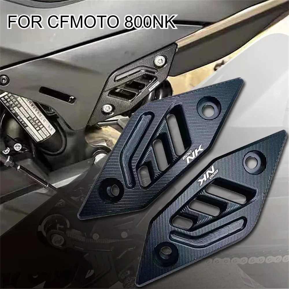 For CFMOTO 800NK 800 NK Rear Passenger Pedals Eliminator Side Padding Bracket Decorative Blocking Covers Plate NK800
