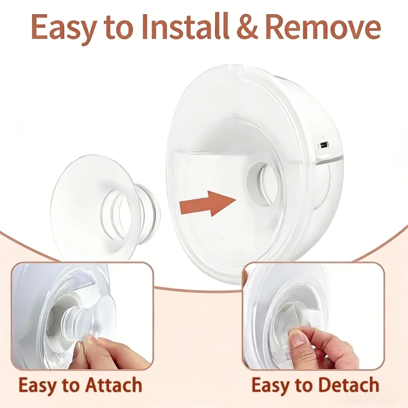 

Силиконовая фланцевая вставка для молокоотсоса, адаптер-переходник для молокоотсоса 13-21 мм для удобного и мощного всасывания