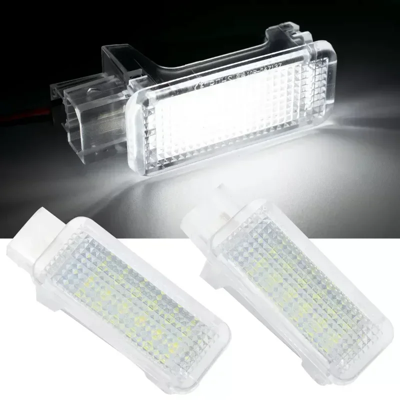 

2PCS Car White LED For Audi A1 A2 A3 A4 A5 A6 A7 A8 Q3 Q5 Q7 TT VW Skoda Courtesy Door/trunk/Footwell/glove box light lamp